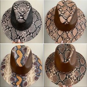 Maura Vinipiel Fedora Hat